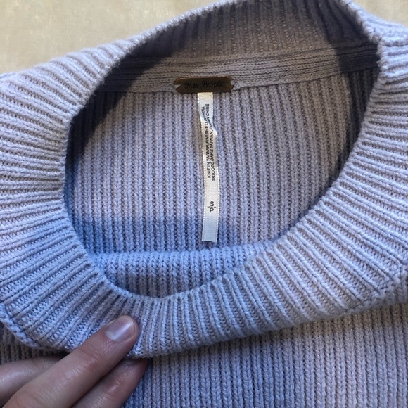Lavender Free People Sweater - Picture 7 of 7